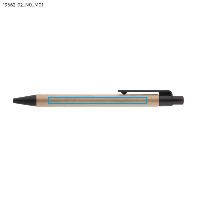 Długopis papierowy TIKO czarny