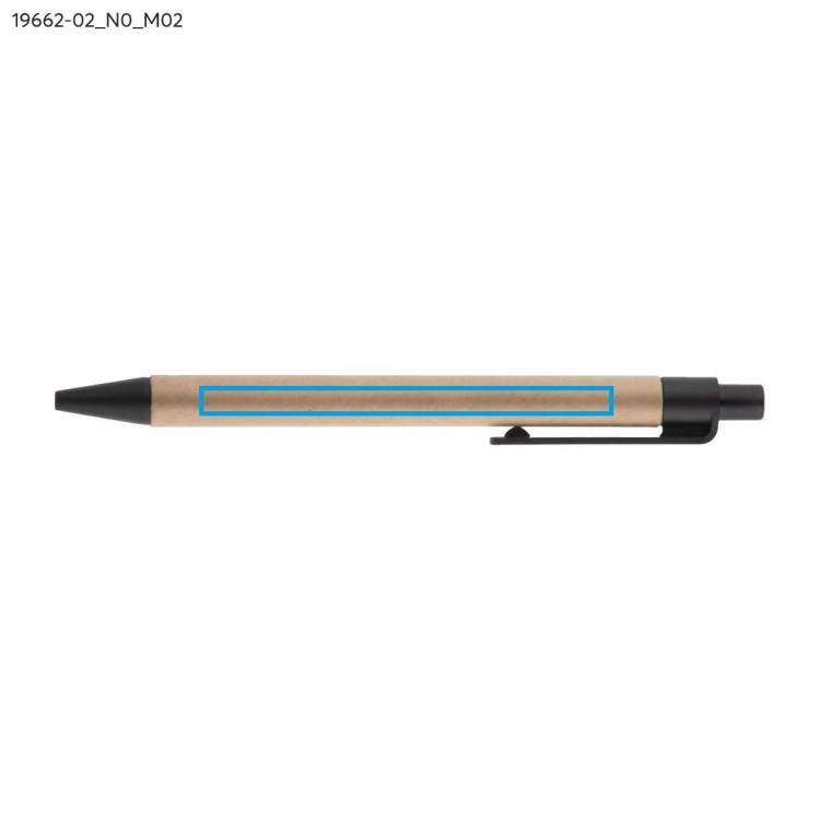 Długopis papierowy TIKO czarny