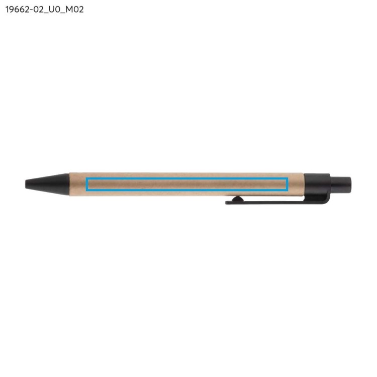 Długopis papierowy TIKO czarny