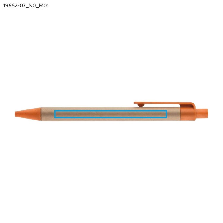 Długopis papierowy TIKO pomarańczowy