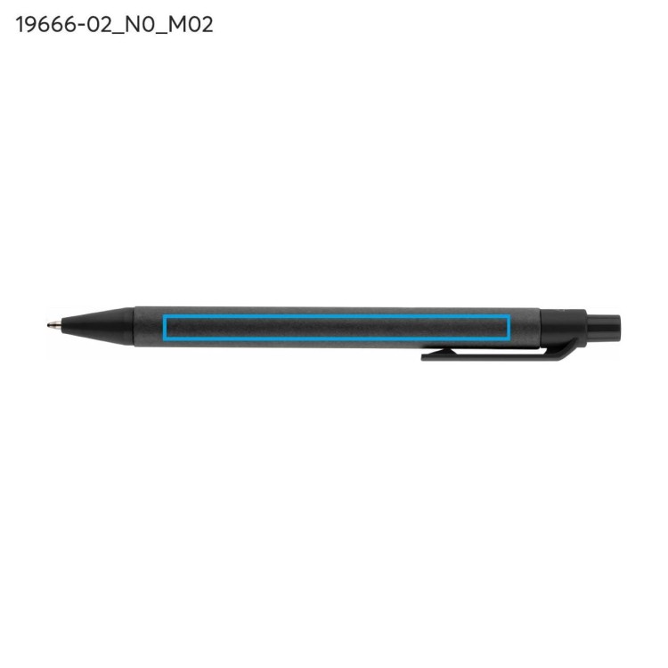 Długopis papierowy POLI czarny