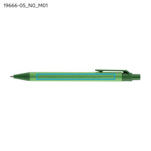 Długopis papierowy POLI zielony