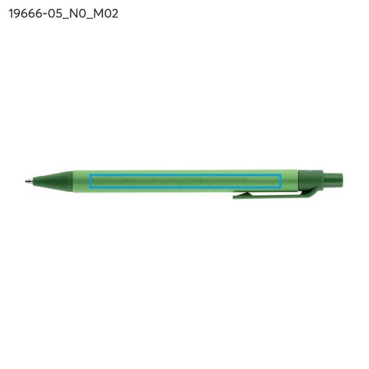 Długopis papierowy POLI zielony