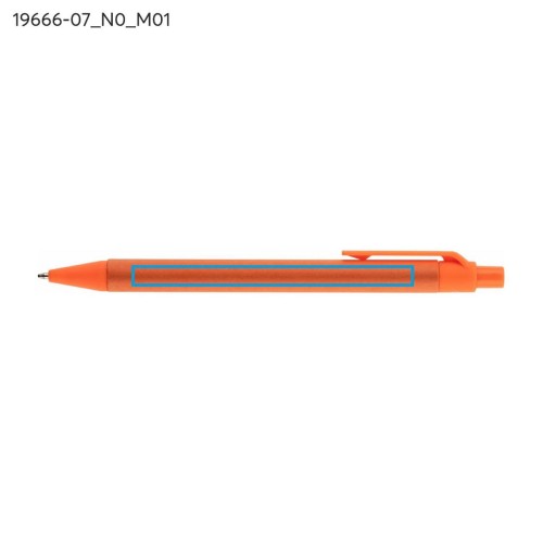 Długopis papierowy POLI pomarańczowy