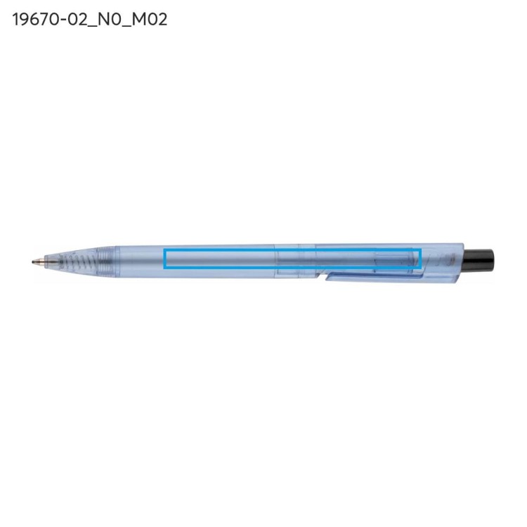 Długopis rPET RECYKLO czarny