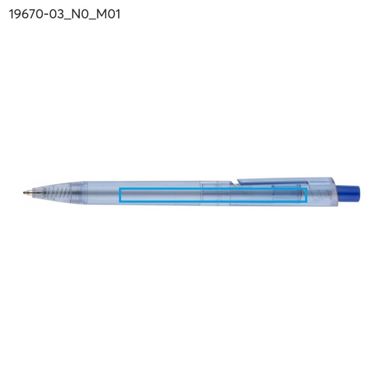 Długopis rPET RECYKLO niebieski