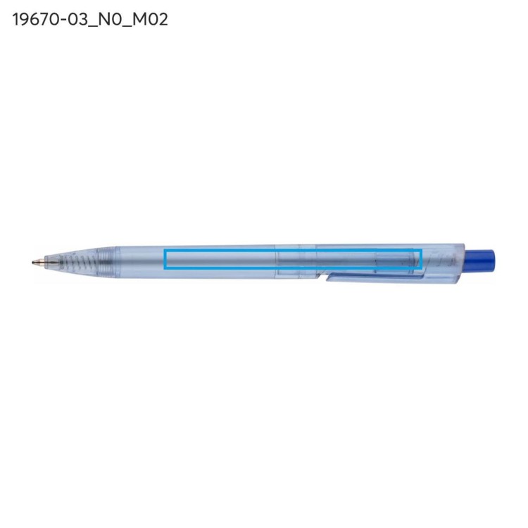 Długopis rPET RECYKLO niebieski