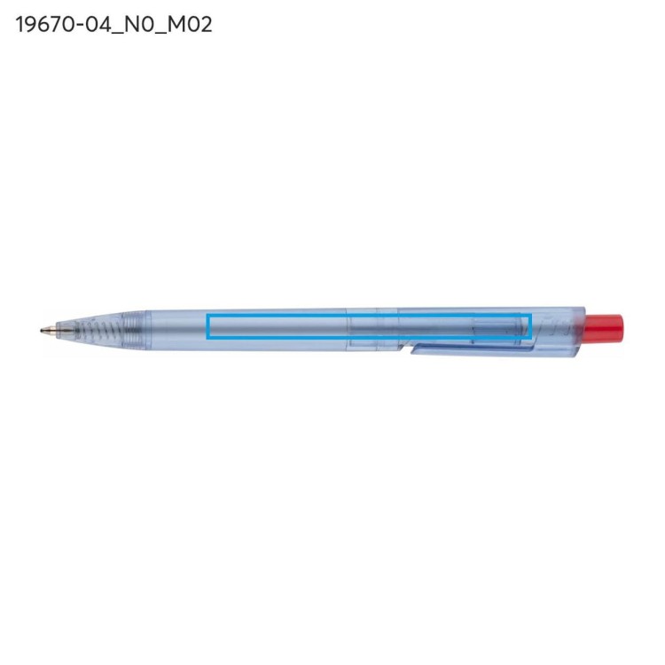 Długopis rPET RECYKLO czerwony