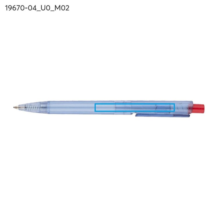 Długopis rPET RECYKLO czerwony