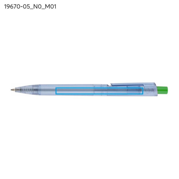 Długopis rPET RECYKLO zielony