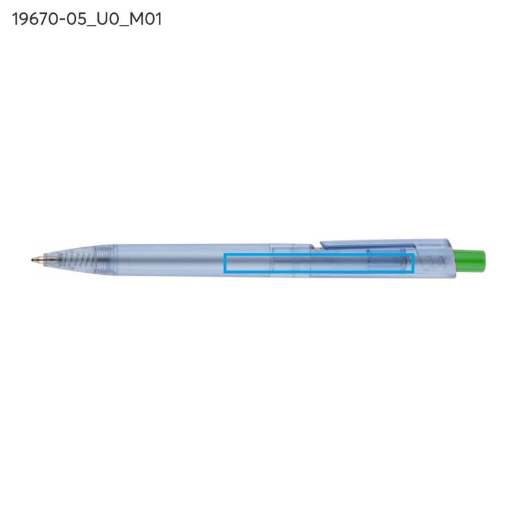 Długopis rPET RECYKLO zielony