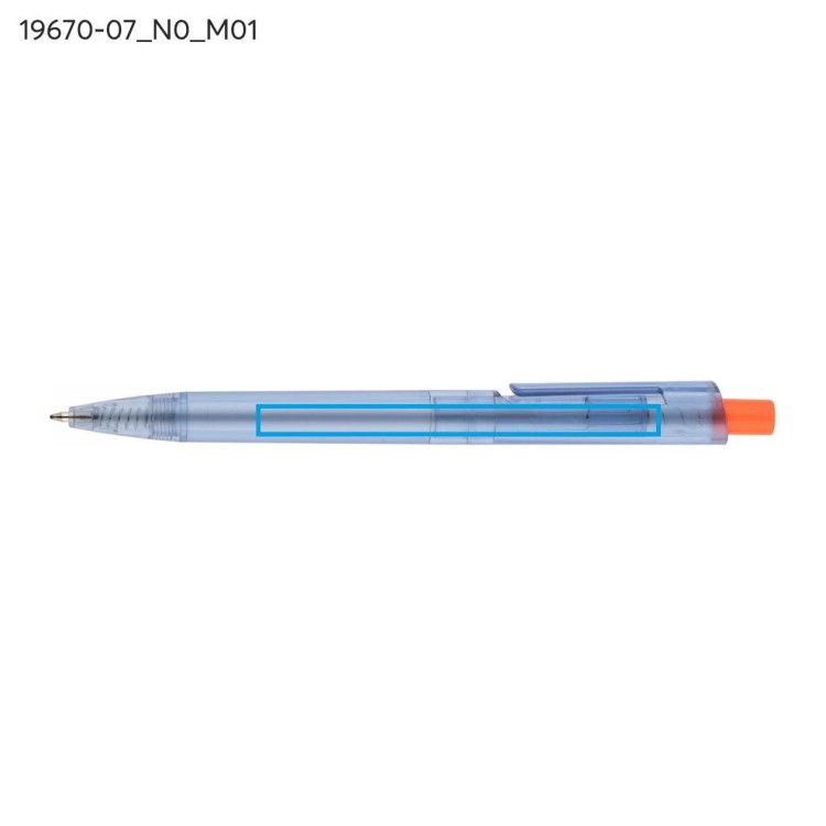 Długopis rPET RECYKLO pomarańczowy