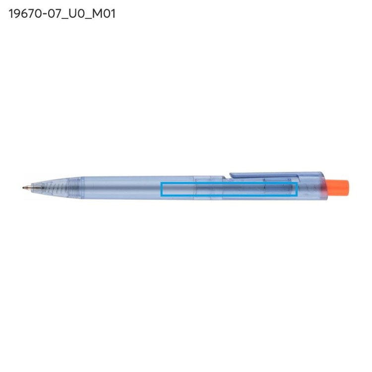 Długopis rPET RECYKLO pomarańczowy