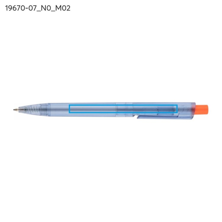 Długopis rPET RECYKLO pomarańczowy