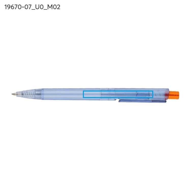 Długopis rPET RECYKLO pomarańczowy