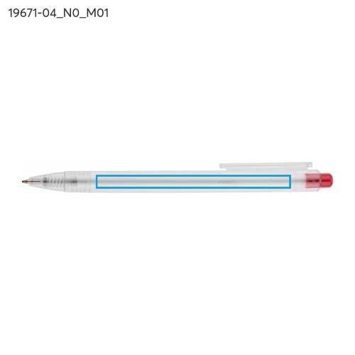 Długopis rPET KLIIR czerwony