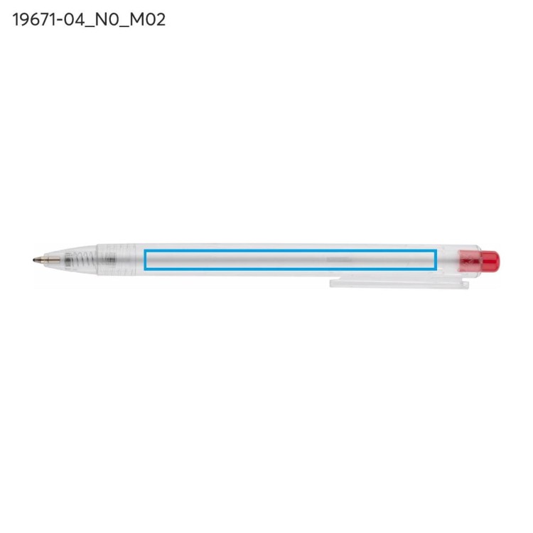 Długopis rPET KLIIR czerwony