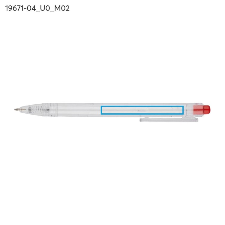 Długopis rPET KLIIR czerwony