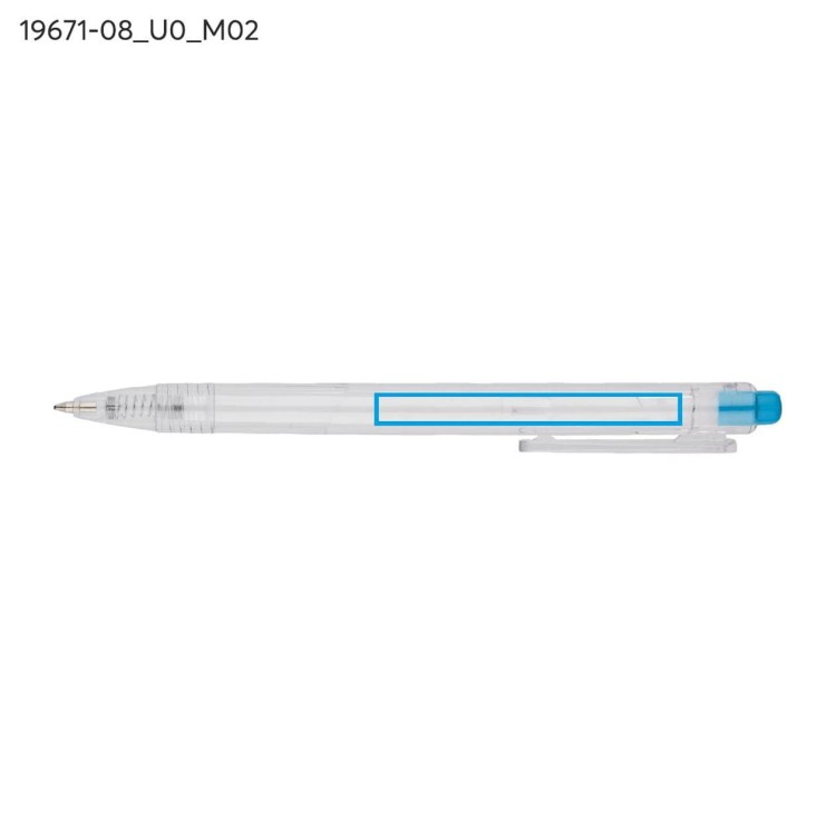 Długopis rPET KLIIR błękitny