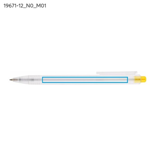 Długopis rPET KLIIR żółty