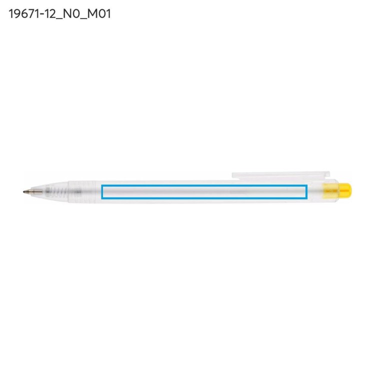 Długopis rPET KLIIR żółty