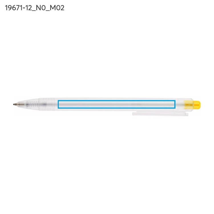 Długopis rPET KLIIR żółty