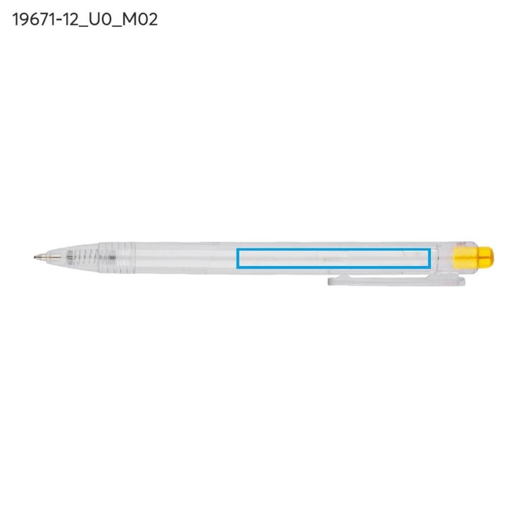 Długopis rPET KLIIR żółty