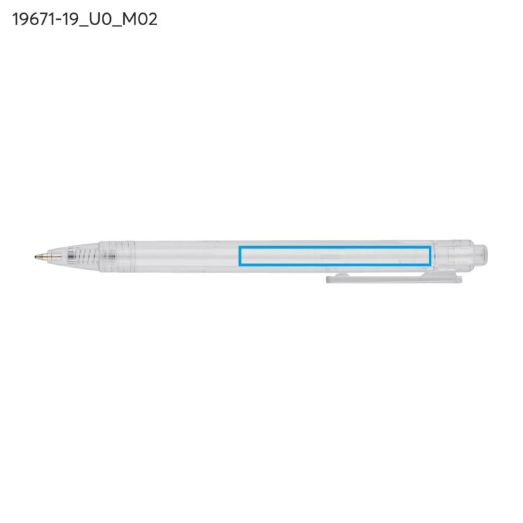 Długopis rPET KLIIR przezroczysty