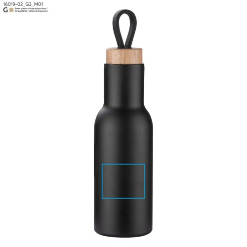 Butelka termiczna VINA 400 ml czarny