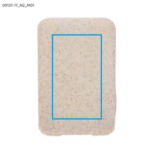 Stojak do telefonu z kablami do ładowania OLIN beżowy (naturalny)