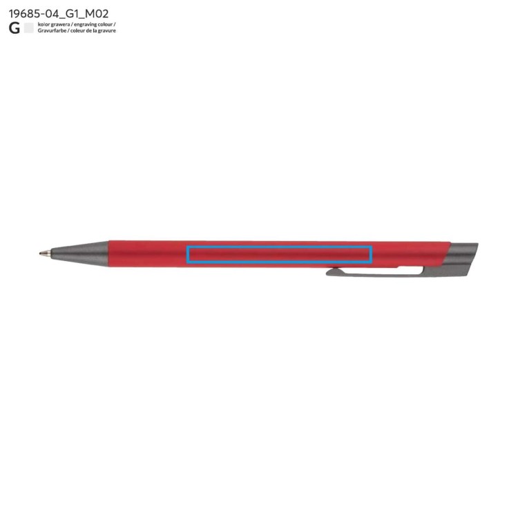 Długopis OPTIMA czerwony