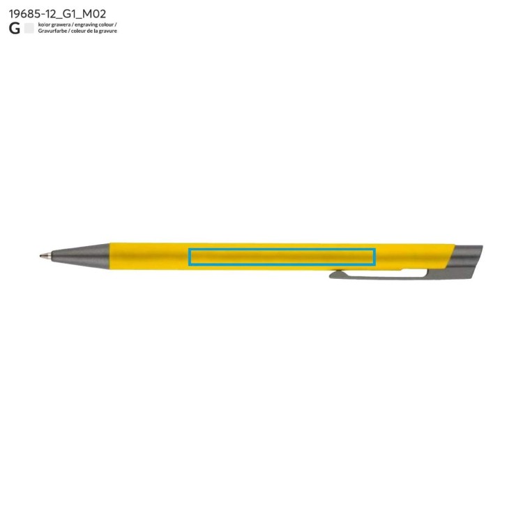 Długopis OPTIMA żółty