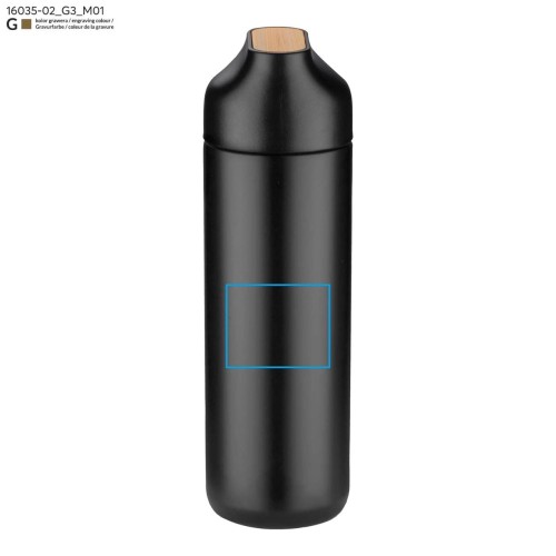 Butelka termiczna ELSA 600 ml czarny