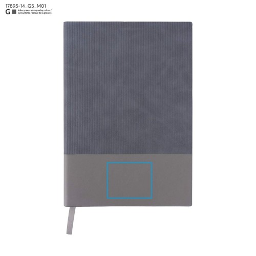 Notes FLAF A5 popielaty (szary)