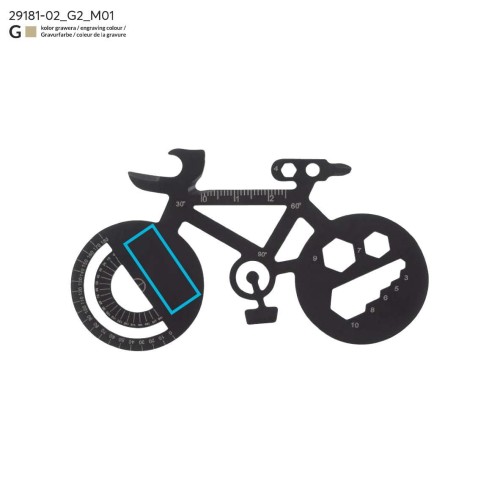 Narzędzie wielofunkcyjne TOKO czarny