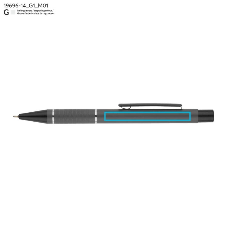 Długopis SATO popielaty (szary)