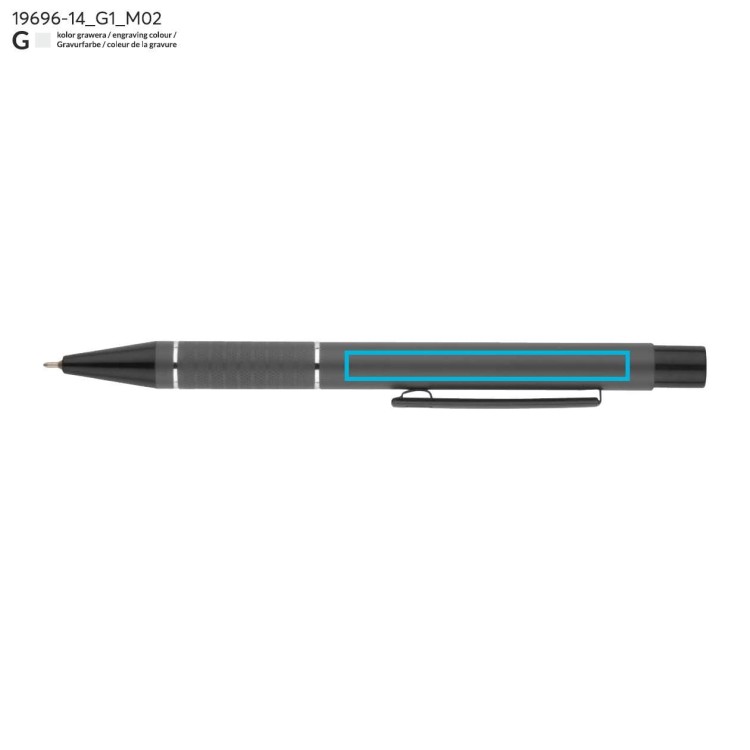 Długopis SATO popielaty (szary)