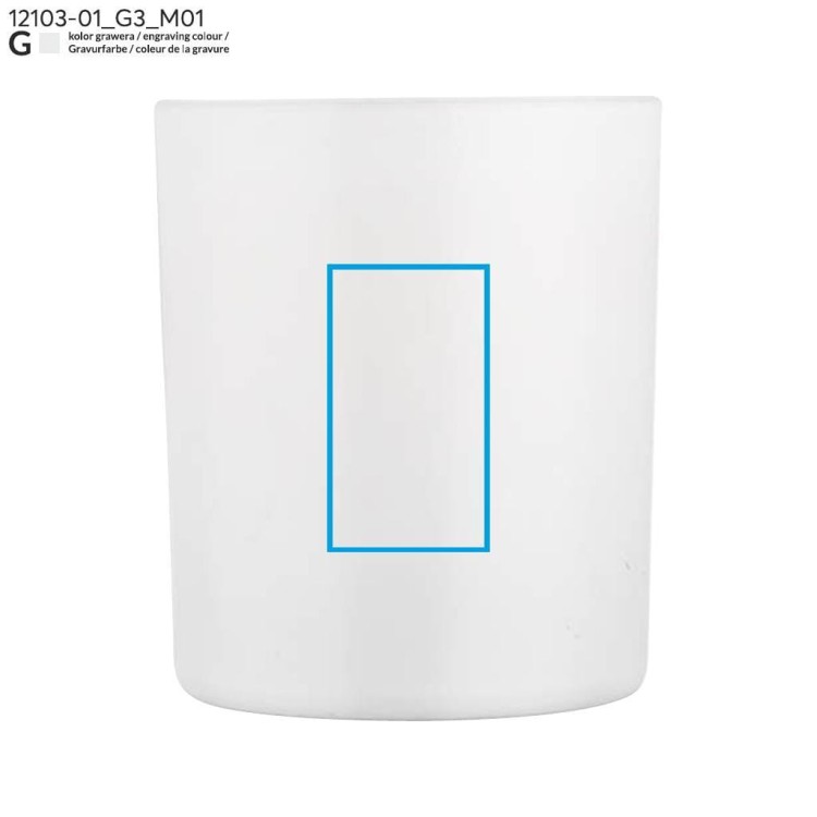 Świeca sojowa 220g - Library - VERA YOUNG biały