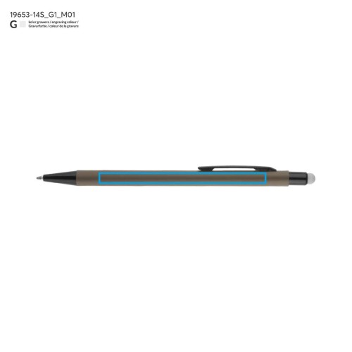 Długopis touch PRIM popielaty (szary)