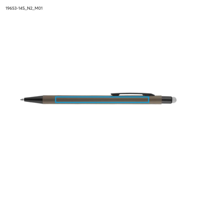 Długopis touch PRIM popielaty (szary)