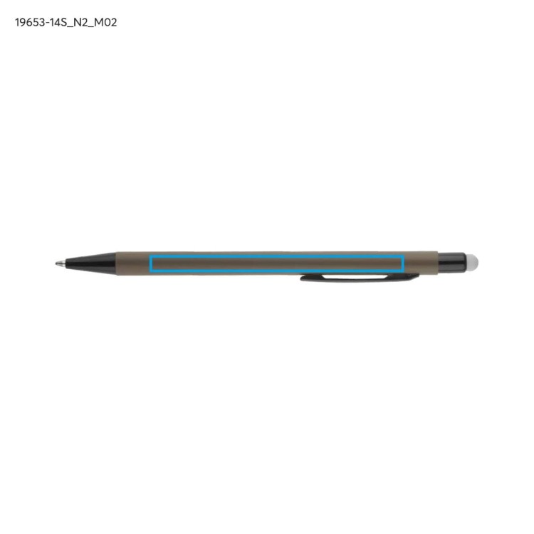 Długopis touch PRIM popielaty (szary)