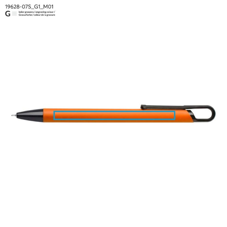 Długopis SOFI pomarańczowy