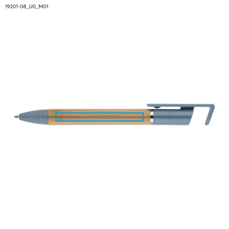 Długopis bambusowy FONIK błękitny
