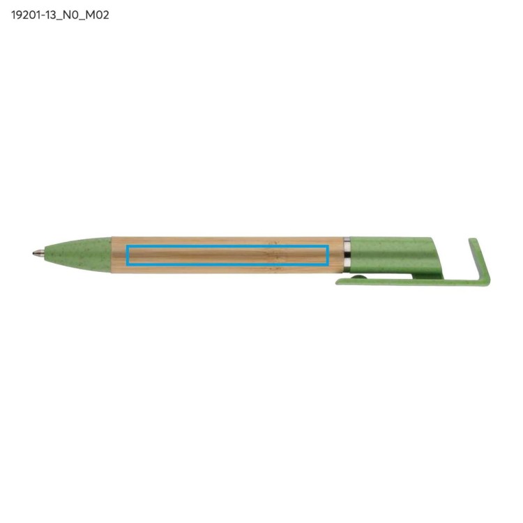 Długopis bambusowy FONIK zielony jasny