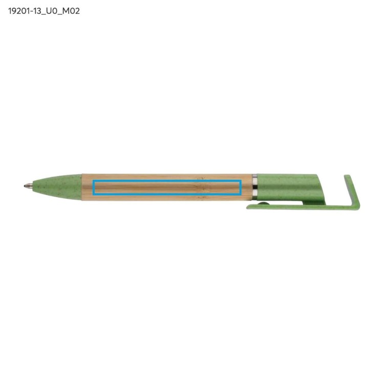Długopis bambusowy FONIK zielony jasny