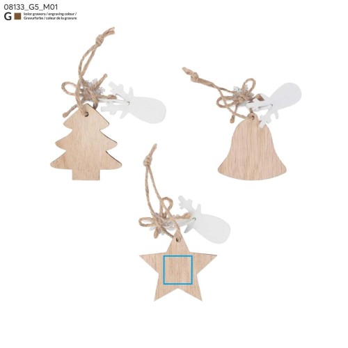 Zestaw zawieszek FERI wielobarwny