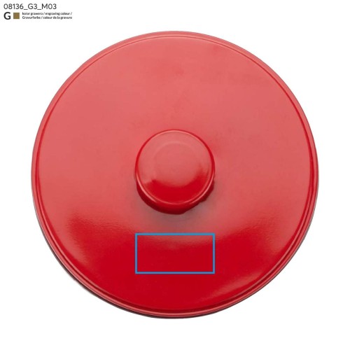 Puszka KLAUS 1600 ml czerwony