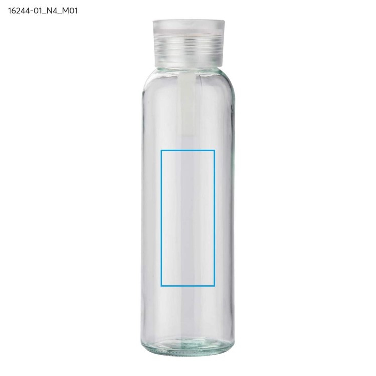 Butelka szklana VERRE 500 ml biały