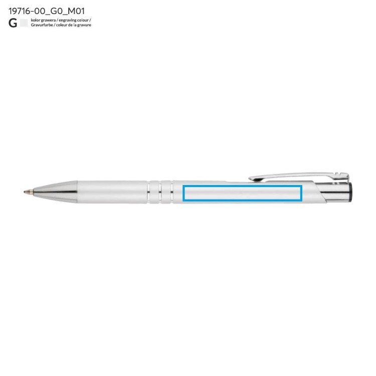 Długopis rKALIPSO srebrny