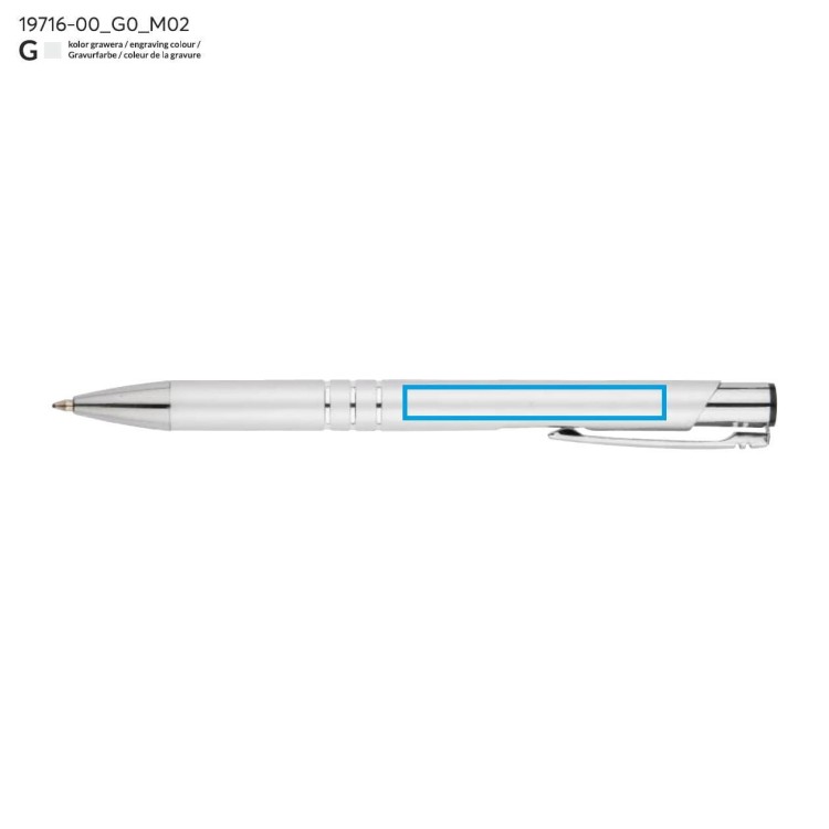 Długopis rKALIPSO srebrny